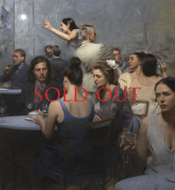 "café scene" limited edition print