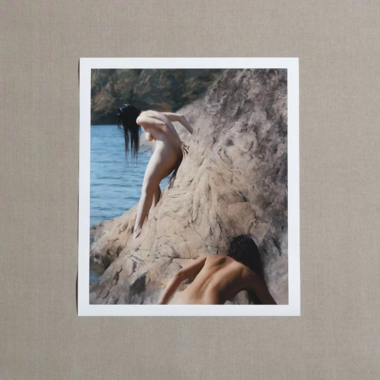 "steep cliffs" limited edition print - Image 2